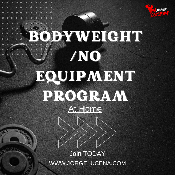 At Home: Bodyweight/No Equipment Program