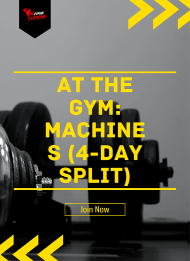 At the Gym: Machines (4-Day Split)